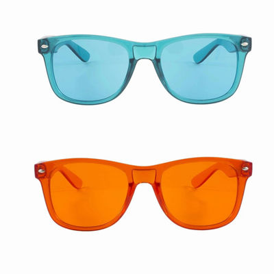 Το υπέρ σύνολο ύφους γυαλιών θεραπείας χρώματος 10 χρωμάτων, χρωματισμένη διάθεση χαλαρώνει τα γυαλιά ηλίου