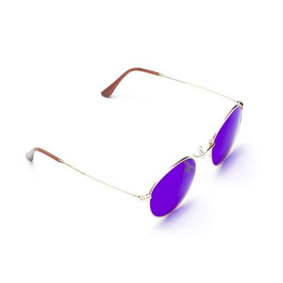 Χρωματισμένα γυαλιά ηλίου μόδας ανδρών γυναικών, στρογγυλά γυαλιά ήλιων, παλαιά πολωμένα μόδα γυαλιά ηλίου