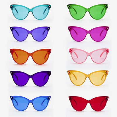Cateye βαμμένα χρώμα στηρίγματα Eyewear Cosplay κόμματος γυαλιών γυαλιών πλαστικά