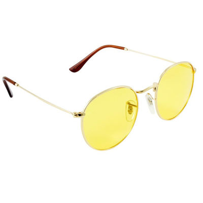 Χρωματισμένα φακών χρώματος θεραπείας γυαλιών Chakra γυαλιά Chromotherapy θεραπείας διάθεσης ελαφριά γύρω από τα έξοχα αναδρομικά γυαλιά ήλιων