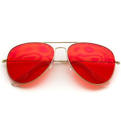 Τα γυαλιά ηλίου αεροπόρων για την κλασική μεγάλου μεγέθους διάθεση προστασίας γυαλιών UV400 ήλιων γυναικών χαλαρώνουν τα γυαλιά ηλίου θεραπείας