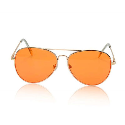 Γυαλιά ηλίου για ανδρών γυναικών πολωμένα αεροπόρος μετάλλων UV 400 φακών γυαλιά Chromotherapy θεραπείας διάθεσης ελαφριά