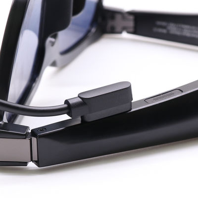 Ακουστικά γυαλιά ηλίου Tws έξυπνο Eyewear PC Bluetooth εξωτερικής διαμέτρου αρσενηκού σπειρώματος 49g 12h