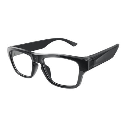 30FPS Eyeglasses βιντεοκάμερων βίντεο εγγραφής 16G 280mA κατασκόπων Hd1080p Eyewear αφής