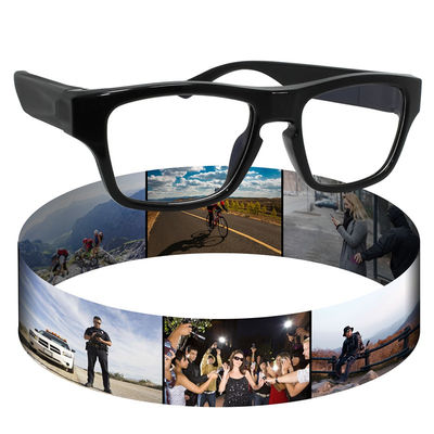30FPS Eyeglasses βιντεοκάμερων βίντεο εγγραφής 16G 280mA κατασκόπων Hd1080p Eyewear αφής