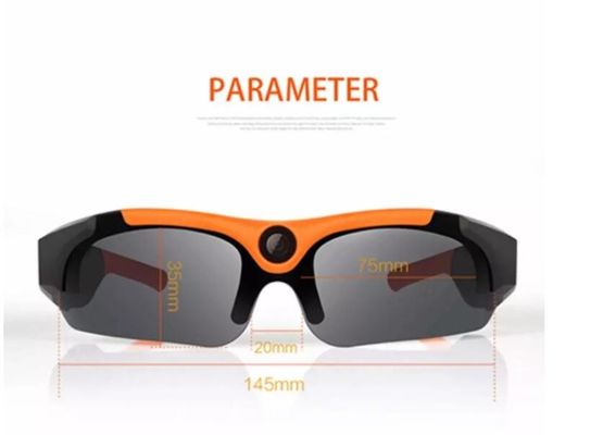 30FPS HD1080P κατασκόπων καμερών ματιών γυαλιών βίντεο εγγραφής UV400 που πολώνεται ψηφιακό
