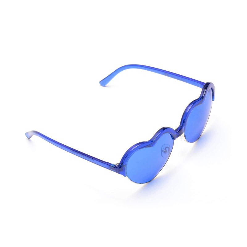 Μπλε γυαλιά ηλίου θεραπείας χρώματος φακών προστασίας πλαισίων UV400 καρδιών