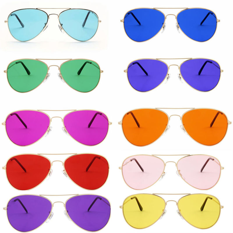 Βαμμένα χρώμα γυαλιά συνδρόμου Irlen γυαλιών ηλίου θεραπείας γυαλιών ελαφριά